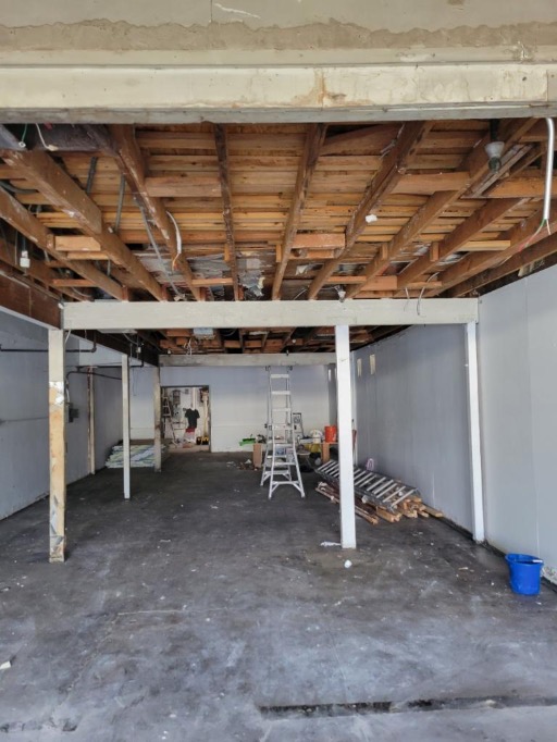 Retail store ceiling renovation